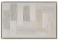 large abstract painting textured neutral canvas art beige and gray minimalist decor